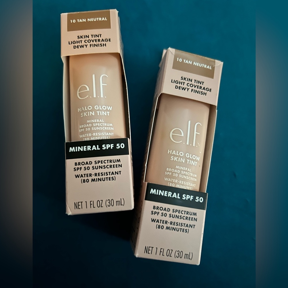 2 ELF Halo Glow Skin Tint - Tan Neutral